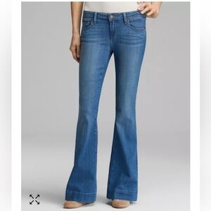 PAIGE Fiona Blue Flared Jeans
